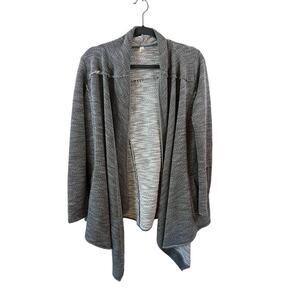 Wishlist Grey Open Front Cardigan Size S/M